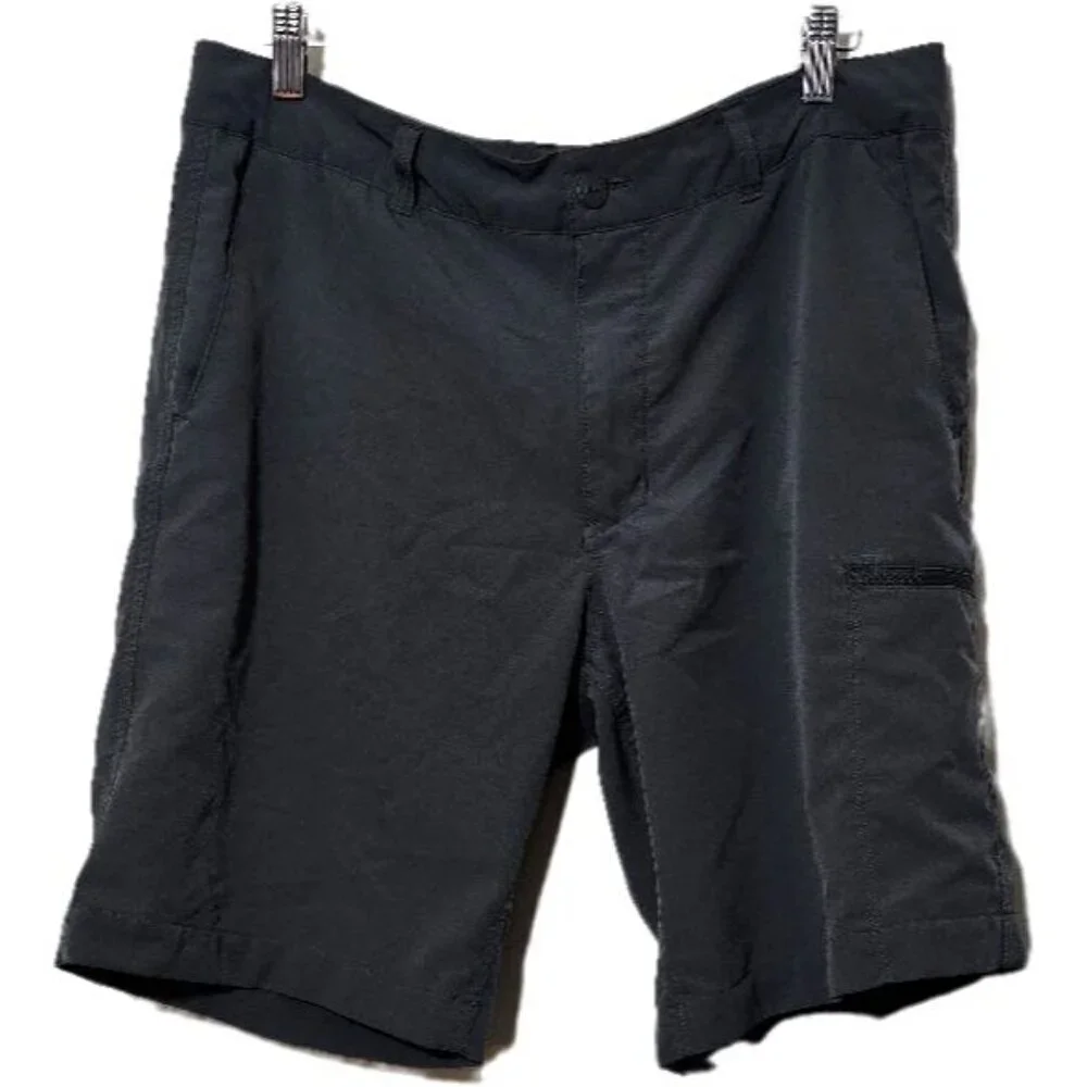 The North Face Mens Shorts 34 Gray Flash Dry Outdoors Comfort Casual Athleisure